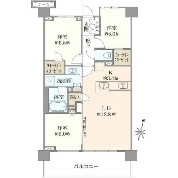 プラウド中央林間 間取図