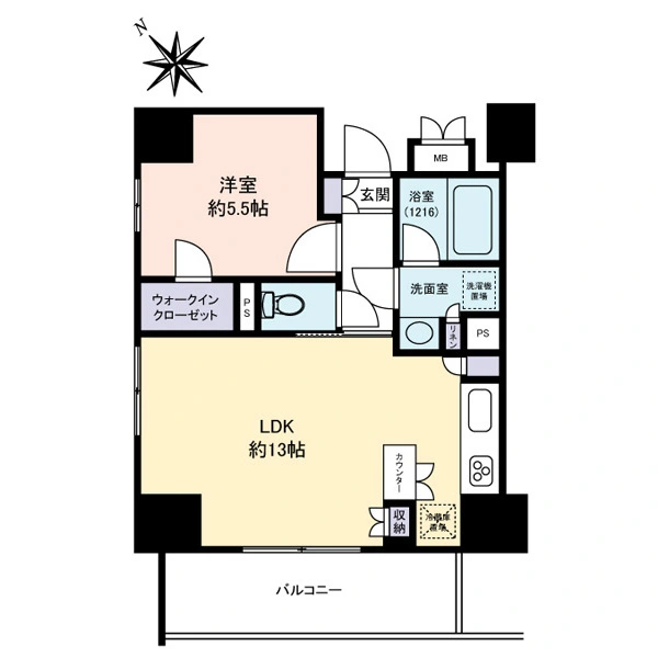 ミルーナヒルズ金町 間取図