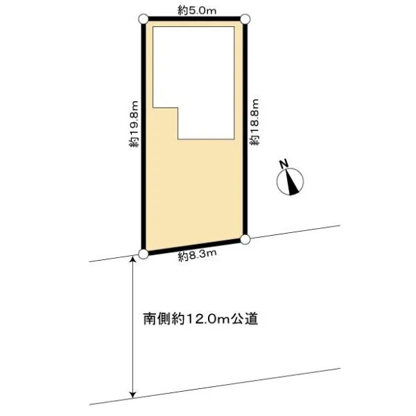 流山市江戸川台東２丁目 敷地配置図