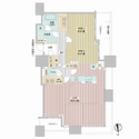 シティタワー大阪本町 間取図