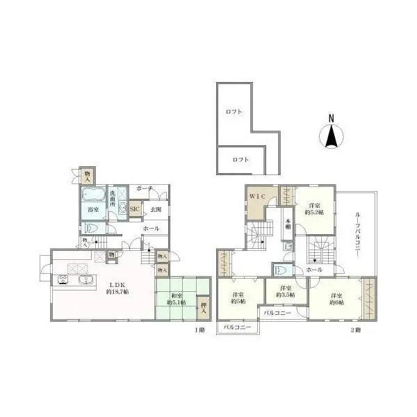 横浜市保土ケ谷区上菅田町 間取図