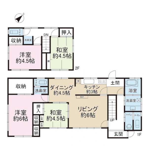 藤沢市辻堂６丁目 間取図