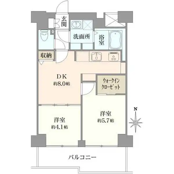 両国緑スカイハイツ 間取図
