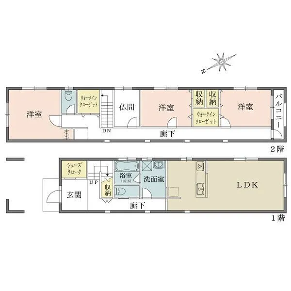 名古屋市東区筒井３丁目 間取図