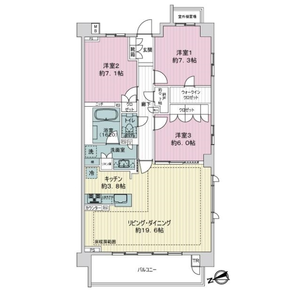 プラウド一社二丁目 間取図