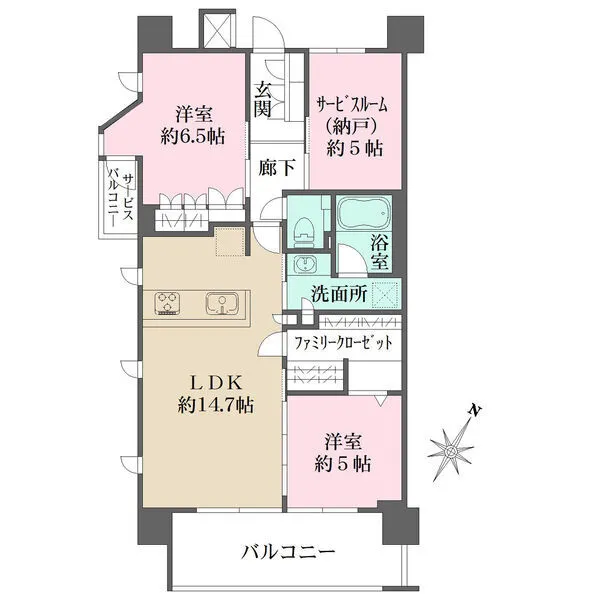 イニシア志木 間取図