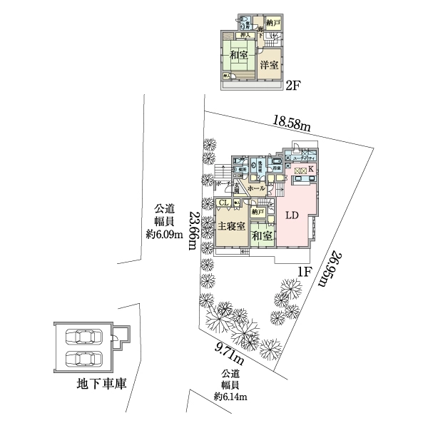 大田区東雪谷５丁目 間取図