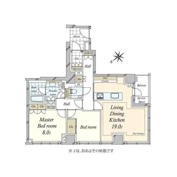 ザ・レジデンス六本木 間取図