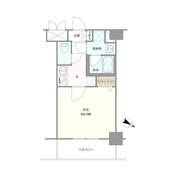パレステュディオ神田ＥＡＳＴ 間取図