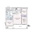 ダイアパレス芦屋浜町 間取図