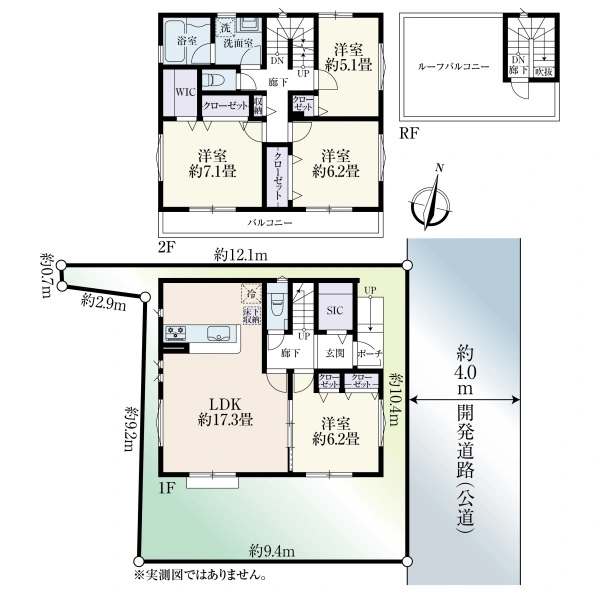 越谷市大字下間久里 間取図