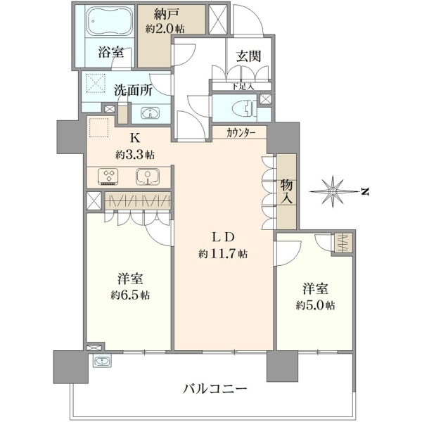 ザ・ステージオパークフロントタワー 間取図