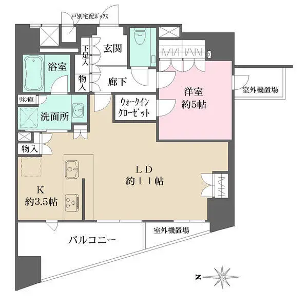 ザ・パークハウス堀川六角 間取図