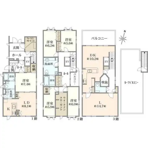 鎌倉市長谷１丁目 間取図