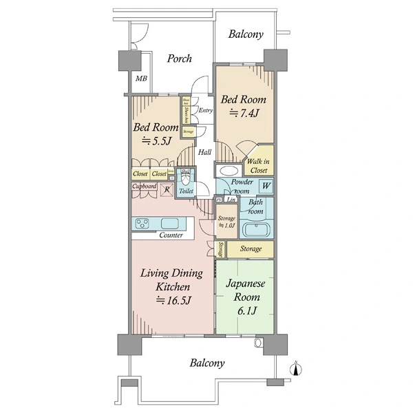 志木ガーデンヒルズ 間取図