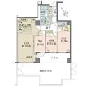 ザ・パークハウス吉祥寺 室内随所に収納が設けられた、ゆとりある住まい。約7帖洋室にはウォークインクローゼット付きです。