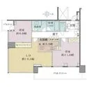 ベイズ タワー＆ガーデン 間取図(平面図)