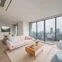 ベイズ タワー＆ガーデン LDK約19.8帖(2)実際の写真を基にCGで家具等のイメージを配置。家具等は価格に含まず。現況引…