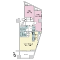 エールトレビュー聖蹟桜ヶ丘ハイライズ　ミディ 間取図
