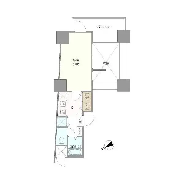 レジオス市谷 間取図