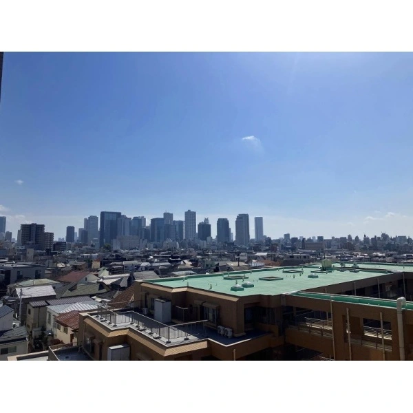 中野桃園シティハウス バルコニーからの眺望