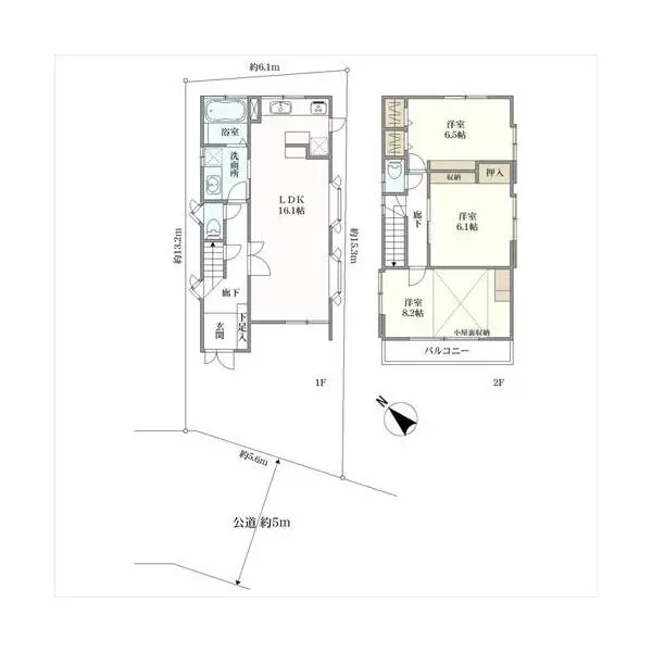 練馬区下石神井５丁目 間取図