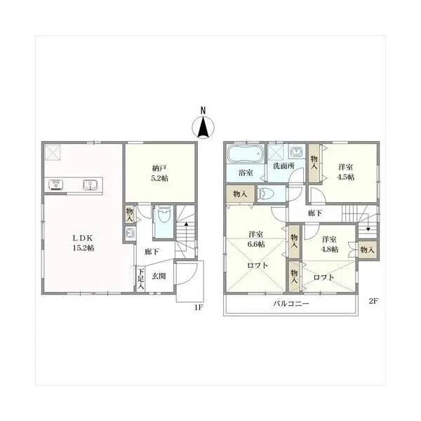 西東京市富士町２丁目 間取図