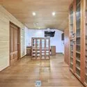 大田区久が原５丁目 収納力のある造り付け家具が統一感を生むダイニングキッチン