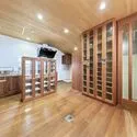 大田区久が原５丁目 玄関ホールへの階段は扉付きで気密性も保たれます