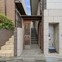 大田区久が原５丁目 門扉と玄関へのアプローチ