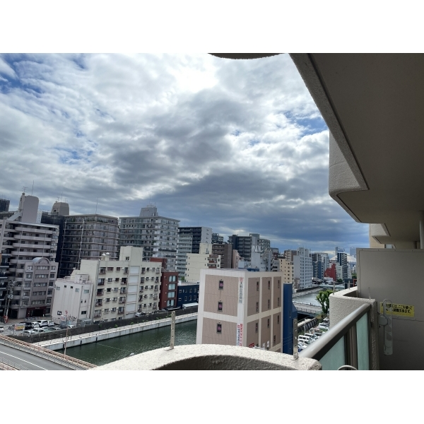 シティーコーポ道頓堀 バルコニーからの眺望