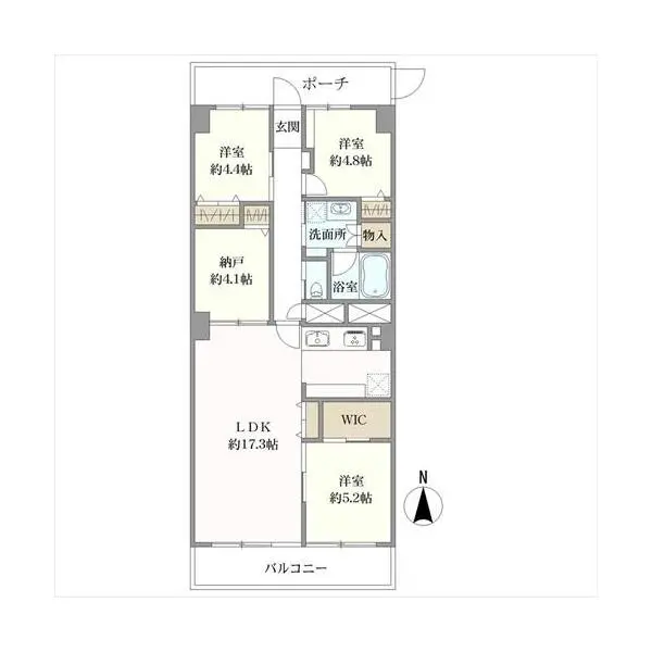 つつじが丘ハイム 間取図