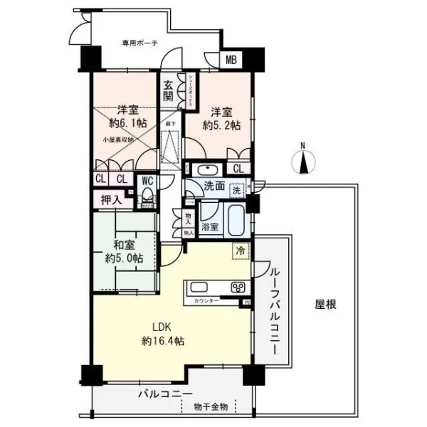 エフ・ステージ京都駅レジデンス 間取り図