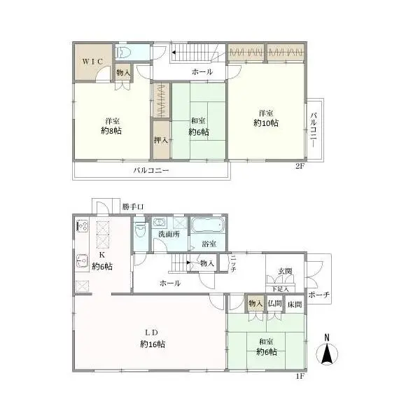 神戸市東灘区住吉山手2丁目 間取図