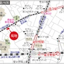 ルフォン東中野三丁目 現地案内図