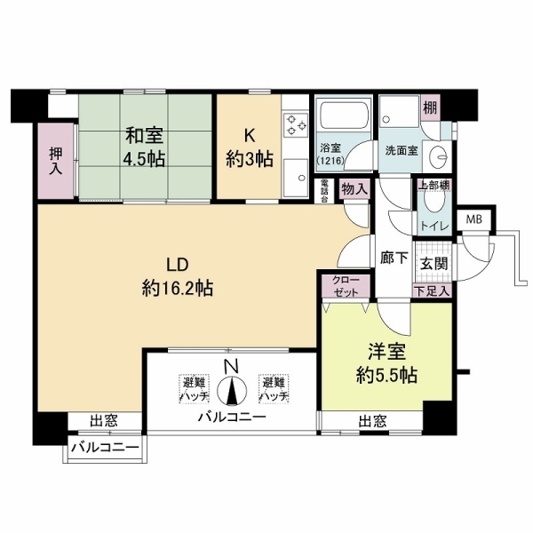 エルコート御所南 間取図