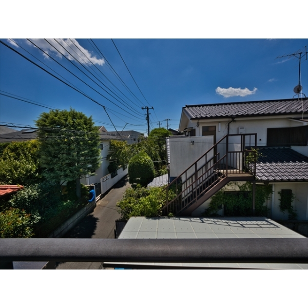 杉並区西荻南4丁目 7.8帖洋室側バルコニーからの眺望