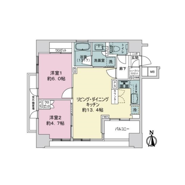 アトラス千代田末広町 間取図