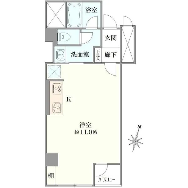 ロジマン西麻布 間取図