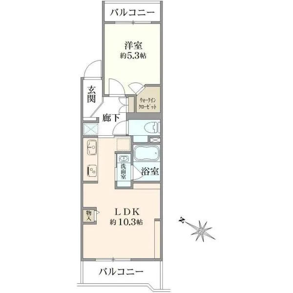 南麻布ローヤルコーポ 間取図