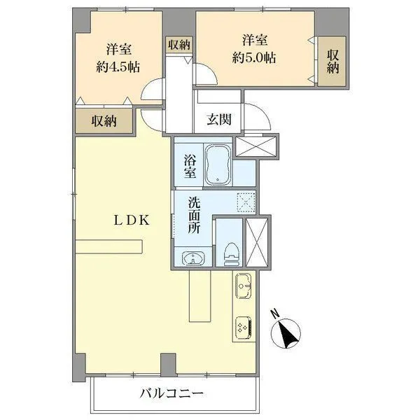 目黒ロイヤルハイツ 間取図(平面図)