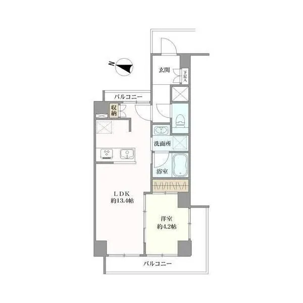 日興ロイヤルパレス一番町 間取図