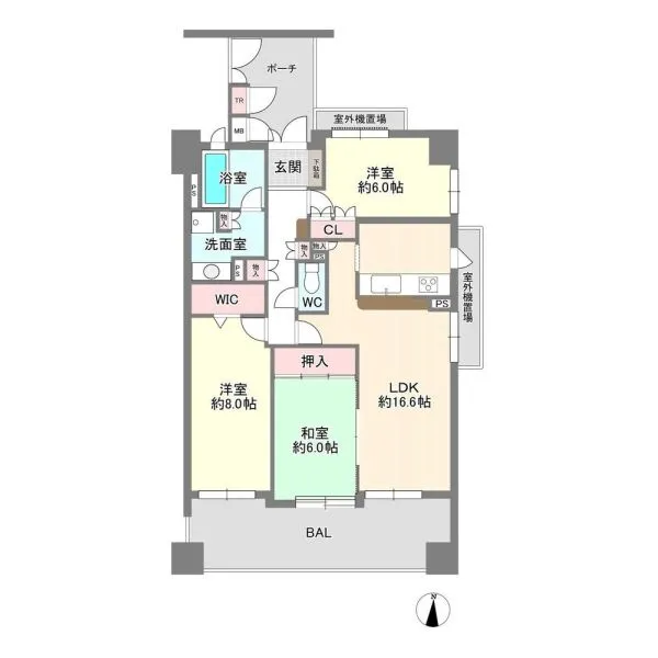 ローレルコート西宮北口 間取図