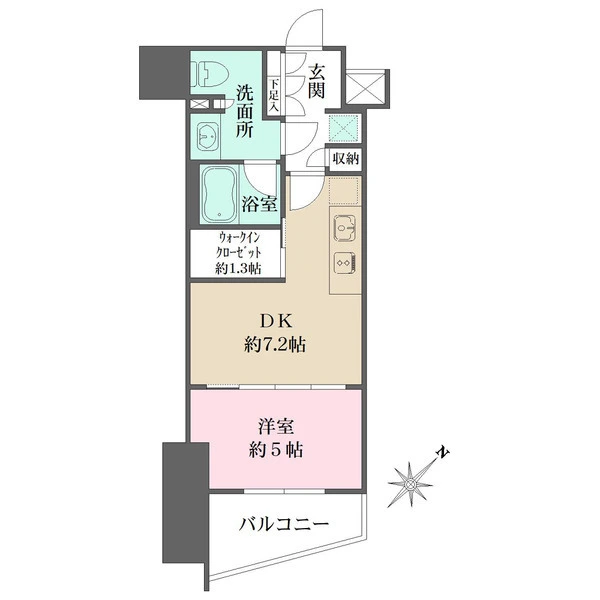 ザ・パークワンズ渋谷本町 間取図
