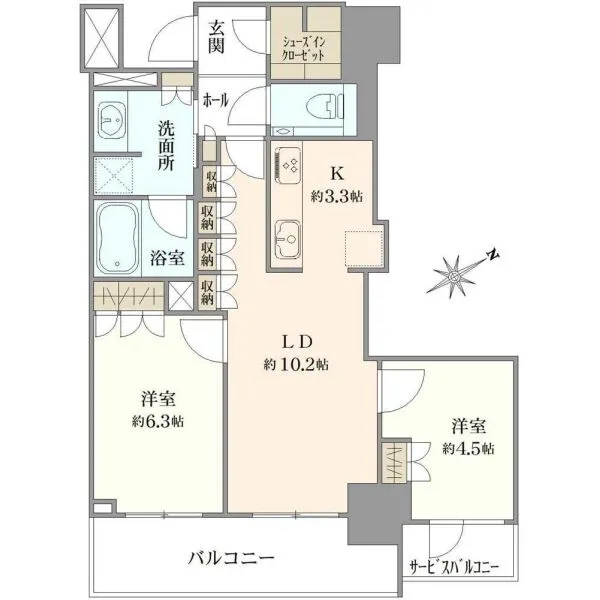 ザ・セントラルマークタワー 間取図
