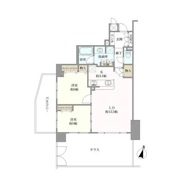グランノエル多摩センターＩ 間取図