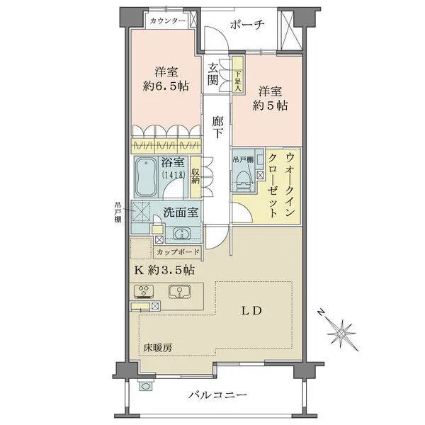ザ・パークハウス本山日和町 間取図