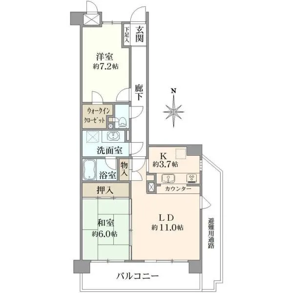 ステイツ豊中ヒルズ 間取図