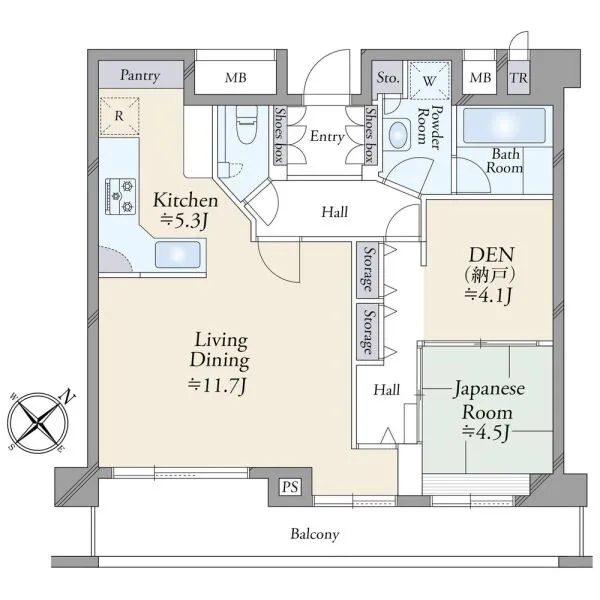渋谷アインス 間取図