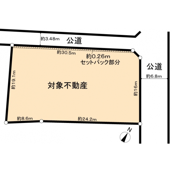 京都市北区小山下内河原町 間取図